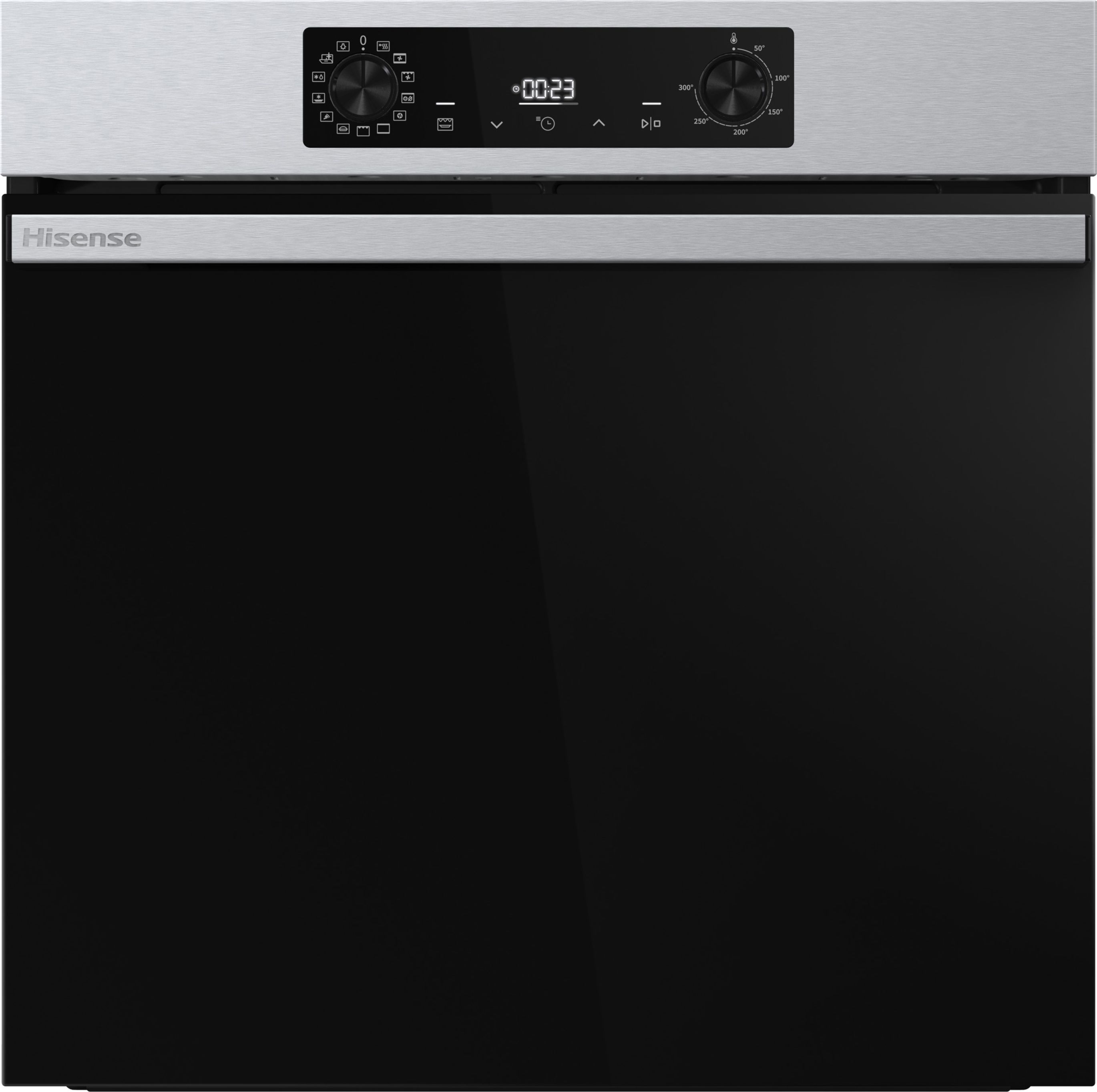 Hisense BI626PXUPUK Multifunctional Built-In Electric Single Oven - Stainless Steel - Pyrolytic Cleaning - 77L