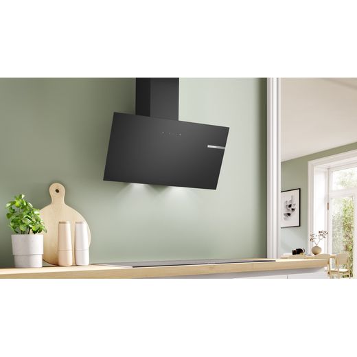 Bosch Series 2 DWK85DK60B 80 cm Chimney Cooker Hood - Black - Cooker hood in kitchen