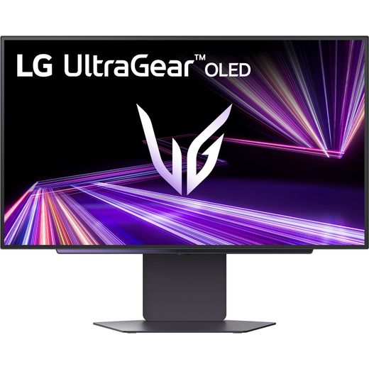LG 27" Quad HD 280Hz OLED Gaming Monitor with FreeSync™ Premium Pro with NVidia G-Sync - Black - front shot
