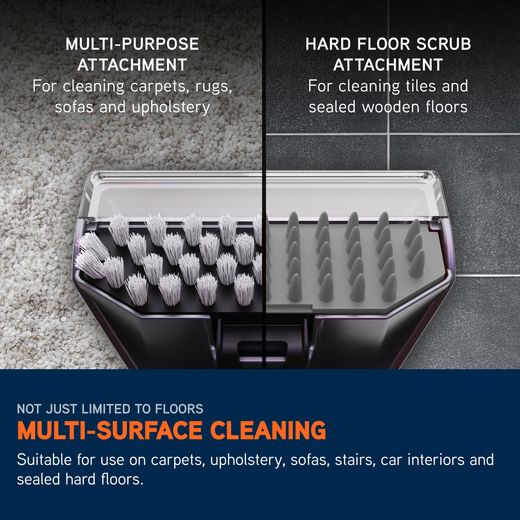 Vax SpotWash Duo CDCW-CSXA Carpet Cleaner - Annotation - Multi surface shot
