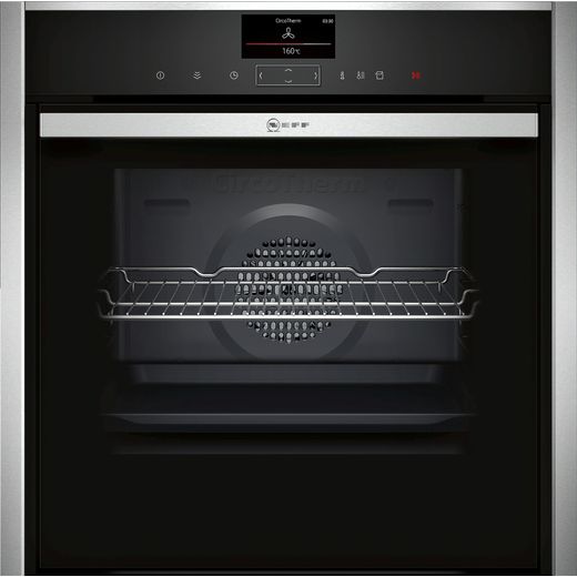 NEFF N90 Slide&Hide® B47VS34H0B Built In Electric Single Oven - Stainless Steel