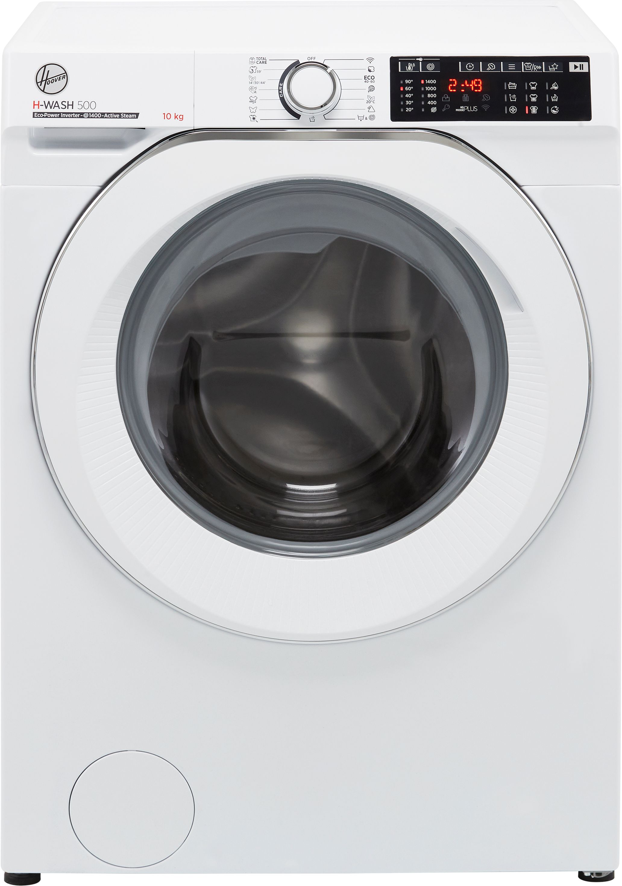 Hoover H-WASH 500 HW410AMC/1 10kg Washing Machine with 1400 rpm - White - A Rated, White