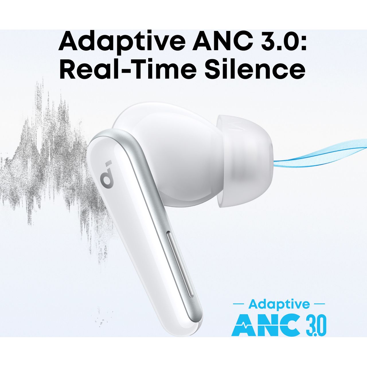 Soundcore Liberty 5 Wireless Noise Cancelling Earbuds, White