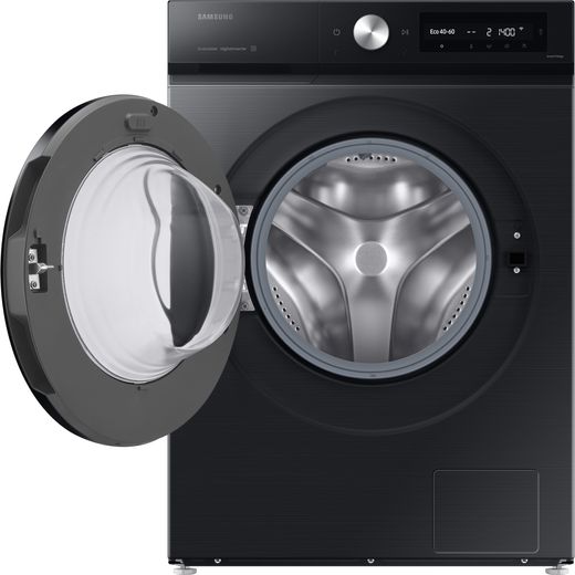 Samsung Samsung Series 7 WW90DB7U94GBU1 9kg Washing Machine with 1400 rpm - Black - Door open washing machine Front-load 9 kg 1400 RPM Black_6
