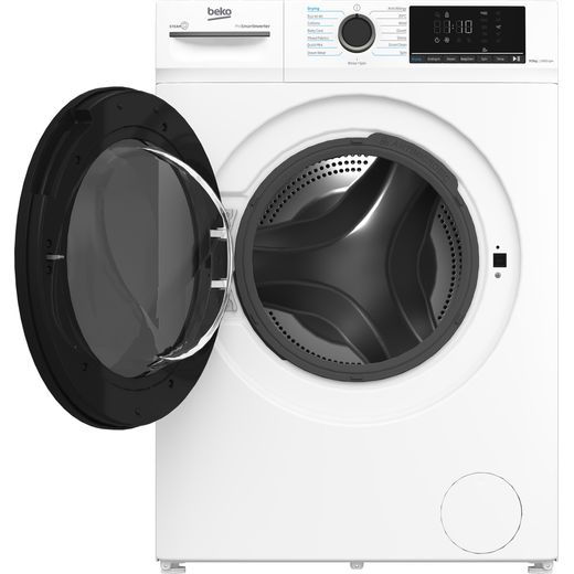 Beko 7Kg / 5Kg Washer Dryer - White - Door open