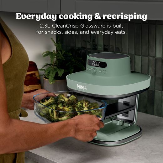 Ninja Crispi Pro 5 in 1 AS090UKGN Air Fryer - Green - Annotation - Everyday cooking and recrisping