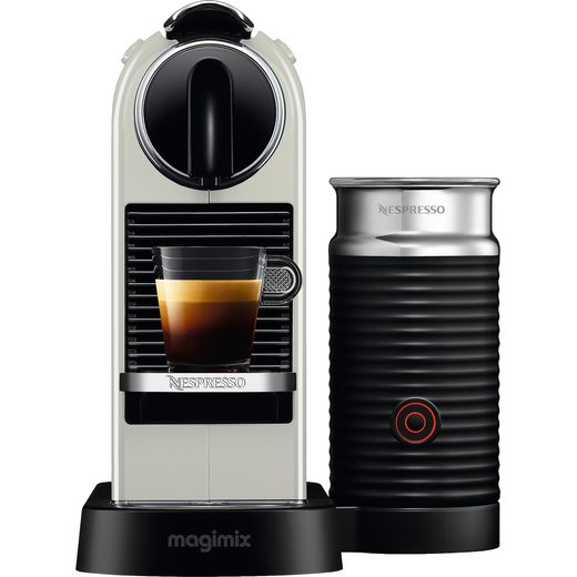 11319 | Nespresso by Magimix Pod Coffee Machine | White | ao.com