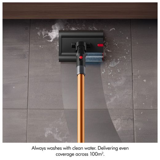 Dyson Pencilwash Wet and Dry Cleaner - Copper - Annotation - Even coverage across 100m²