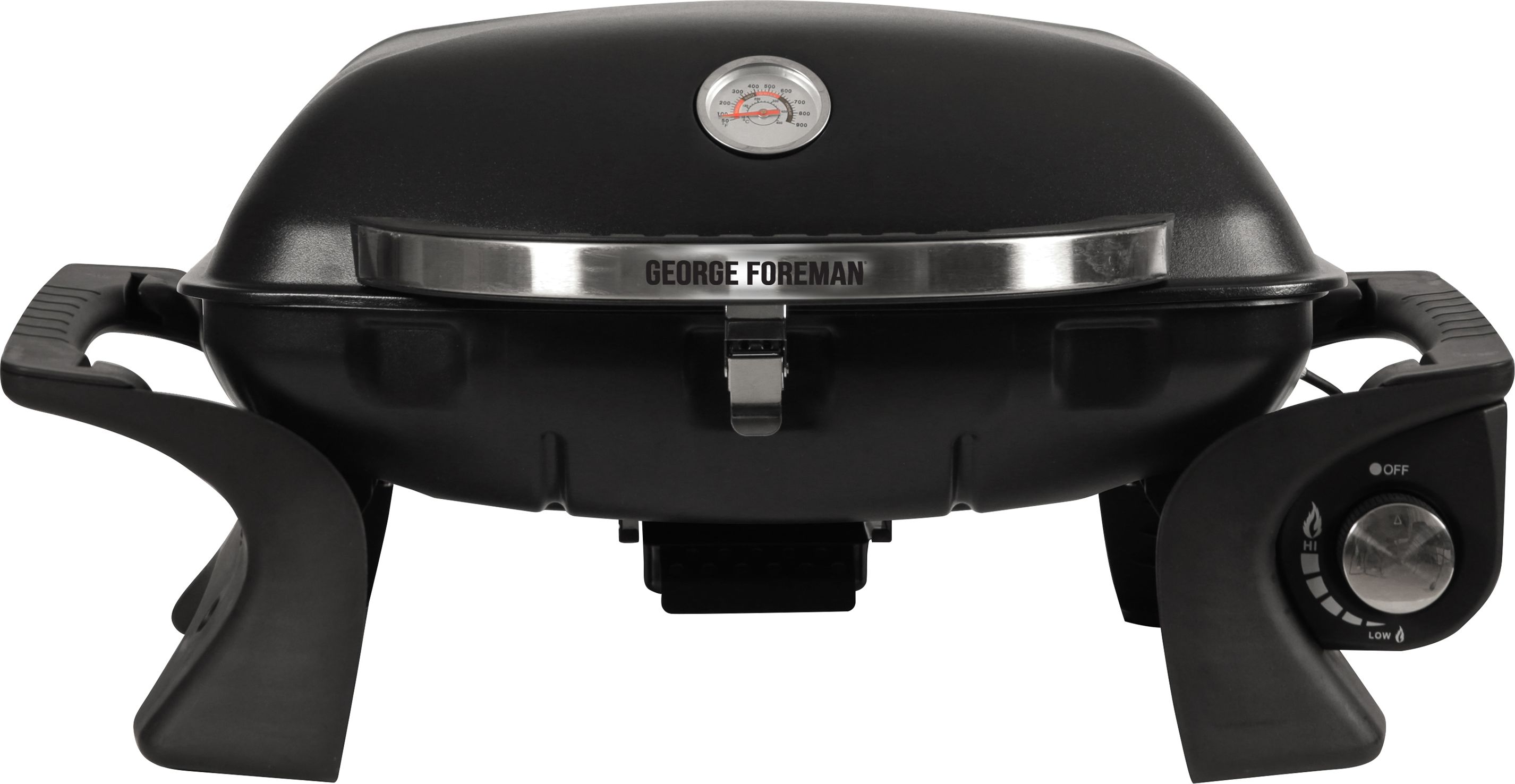 George Foreman Product Care Group Portable 1 Burner Gas Barbecue - Black
