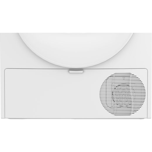 Beko BM3T3822W 8Kg Heat Pump Tumble Dryer - White - Over flow pipe shot