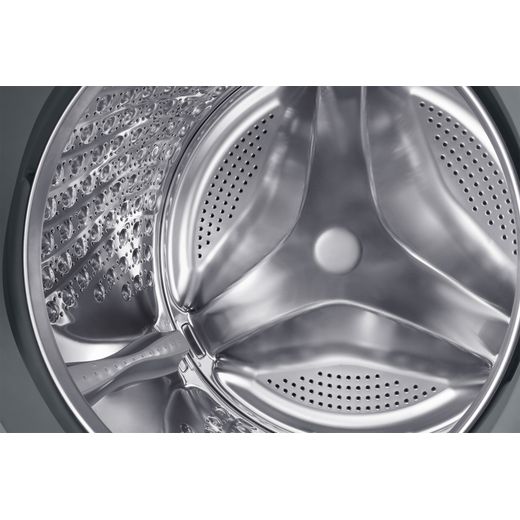 Samsung WF90H09C4ST1 9kg WiFi Connected Washing Machine with 1400 rpm - Dark Steel - close up drum shot