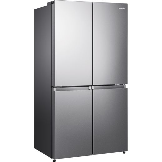 Hisense American Fridge Freezer - Stainless Steel - Right perspective