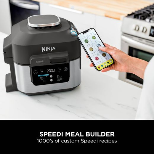 Ninja ON500UK 5.7 Litre Multi Cooker - Black Stainless Steel - Annotation - meal builder shot