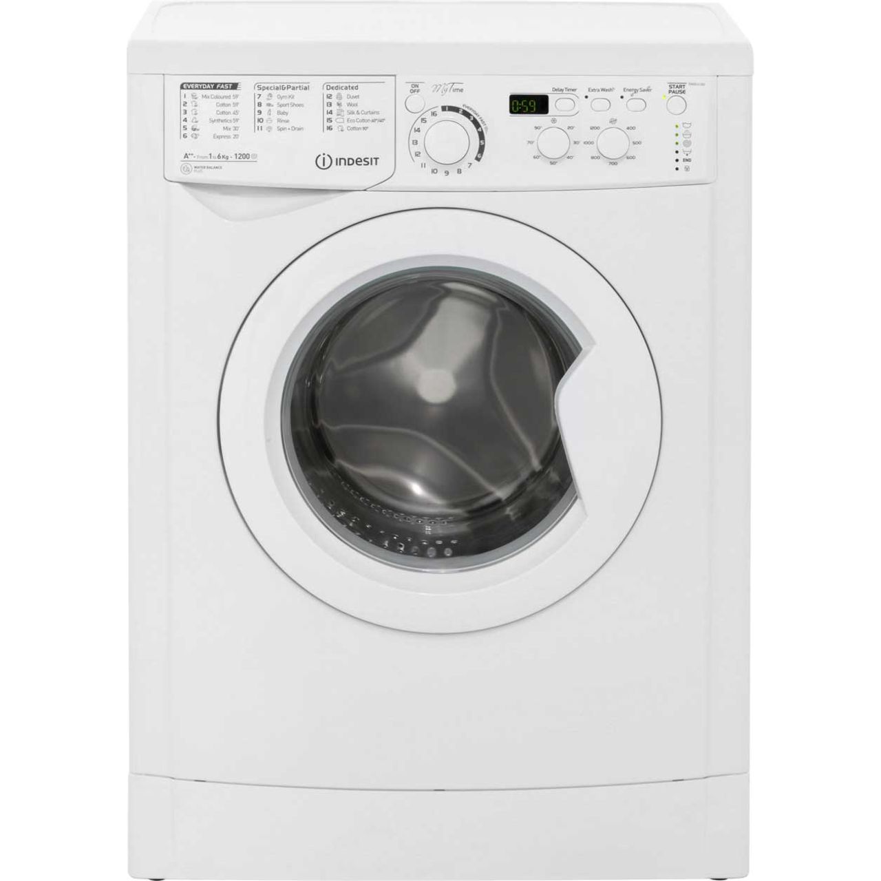 Indesit My Time EWSD61252W 6Kg Washing Machine with 1200 rpm Review