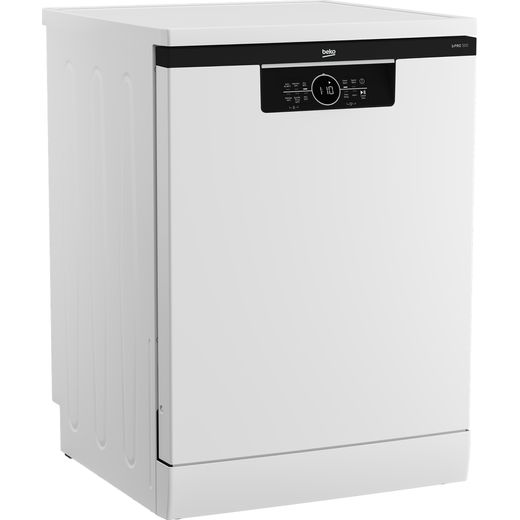 Beko Standard Dishwasher - White - Right perspective