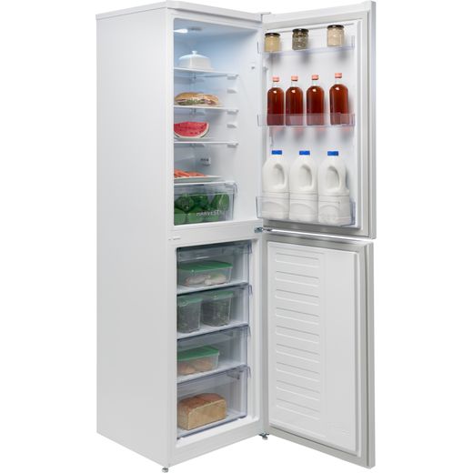 Beko 50/50 Frost Free Fridge Freezer - White - Doors open