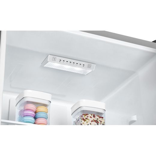 Hisense Frost Free Fridge Freezer - Stainless Steel - Control panel