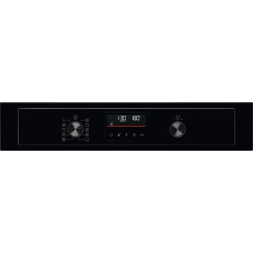 AEG Built In Electric Single Oven - Black - Control panel shot 