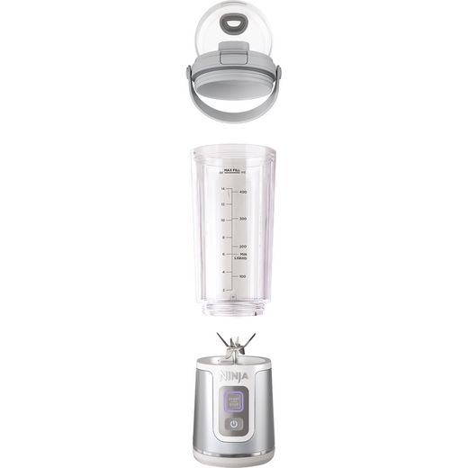 Ninja Blast BC151UKWH Portable Blender - White - Front exploded shot