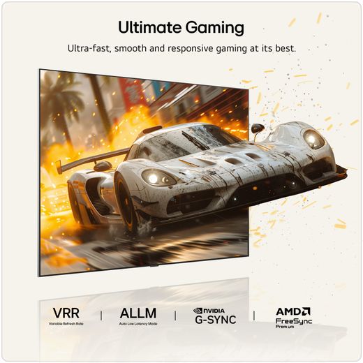 LG evo AI G6 65" 4K Ultra HD OLED Smart TV [2026] - Annotation - Ultimate gaming