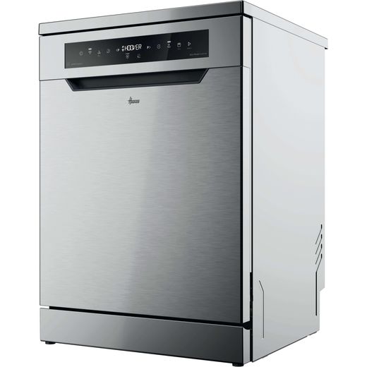 Hoover H-DISH 700 Standard Dishwasher - Stainless Steel  - left perpsective shot