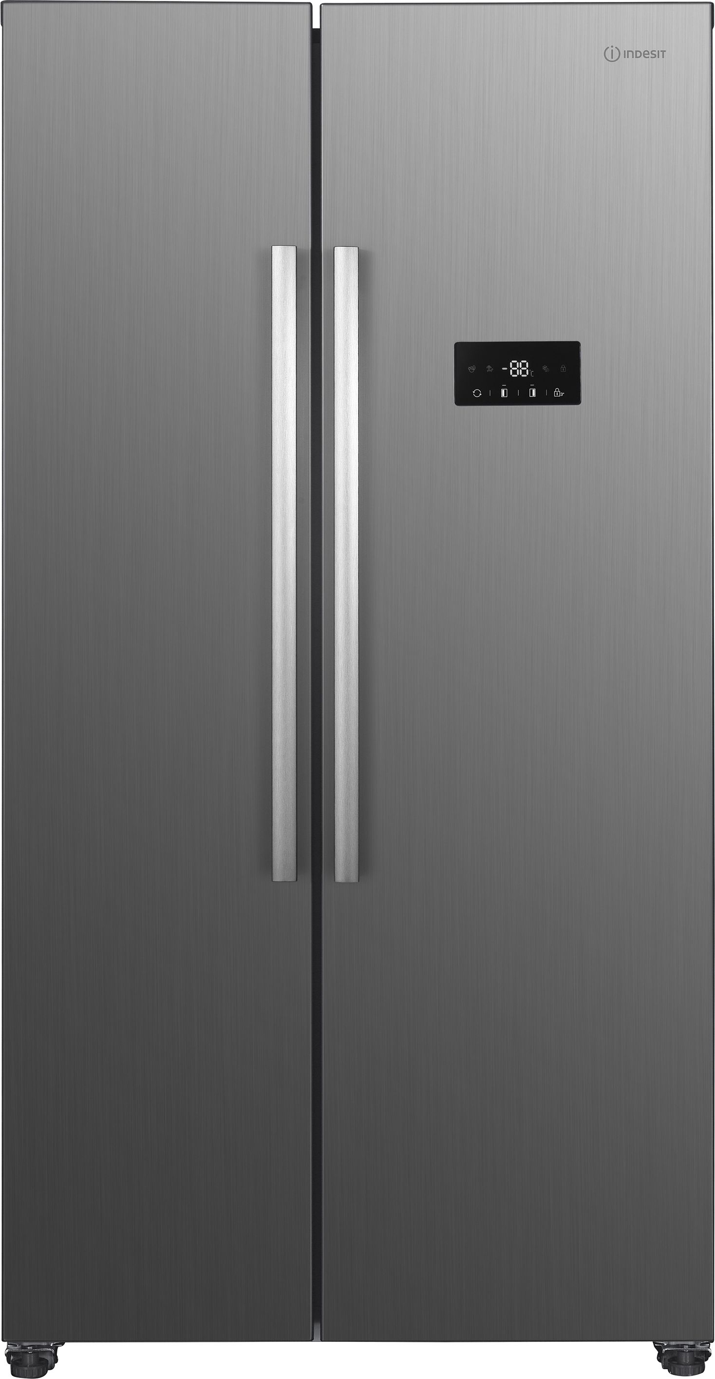 Indesit INGF 6441 XP4UK American Fridge Freezer - Stainless Steel