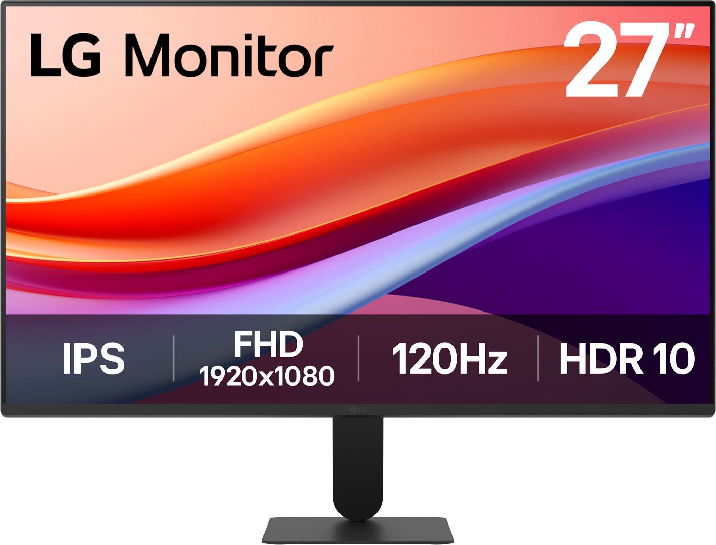 LG 27" Full HD 120Hz IPS LED Monitor - Black