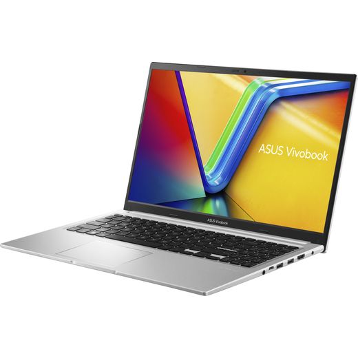 Asus Vivobook 15 15.6" Laptop - AMD Ryzen™ 7, 512GB SSD, 16 GB RAM - Silver - Left perspective