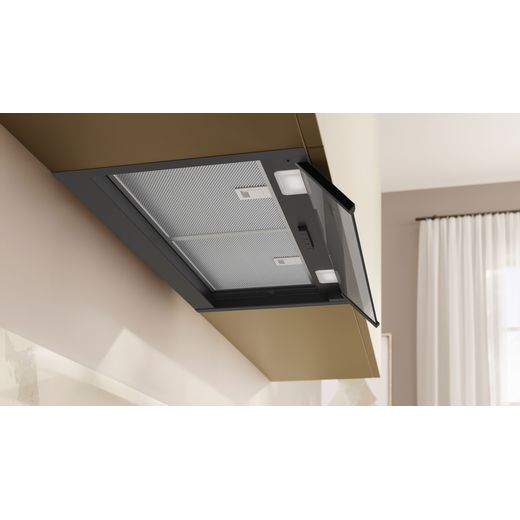 NEFF N50 60cm Cooker Hood - Black - Close up underneath shot