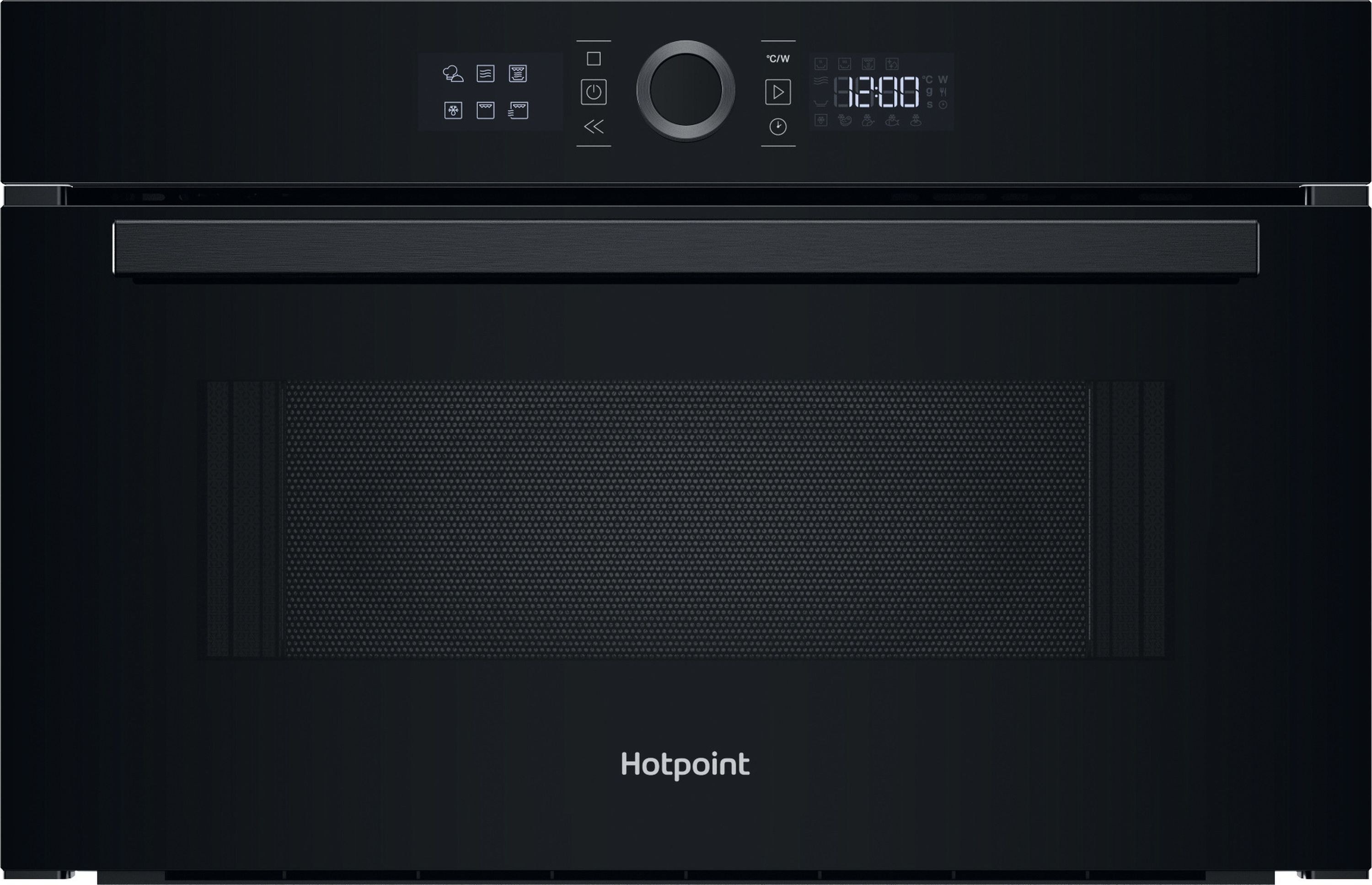 Hotpoint HMD44MBUK Built-in Grill Microwave 1000W 31L Black