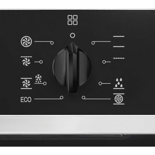 Smeg Cucina Electric Single Oven - Black - Control panel