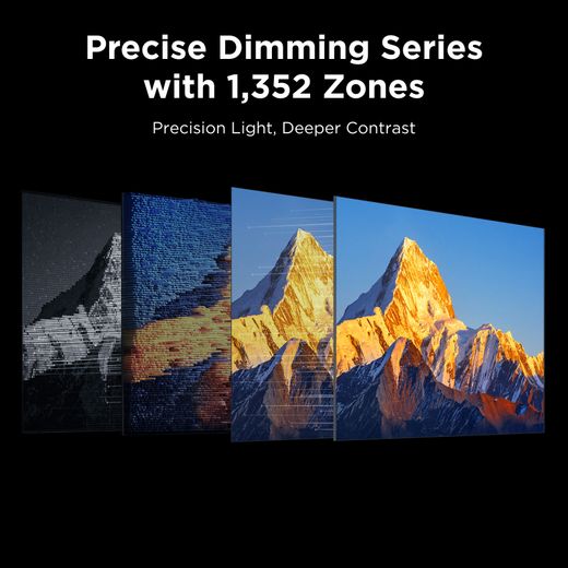 TCL C7L 75" 4K Ultra HD MiniLED Smart Google TV - Annotation - dimming