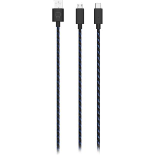 Venom Dual Play And Charge Cable - Black