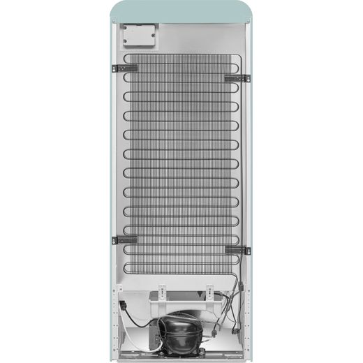 Smeg Right Hand Hinge FAB28RDSA6 153cm High Small Fridge with Ice Box - Sea Salt Green - Back shot
