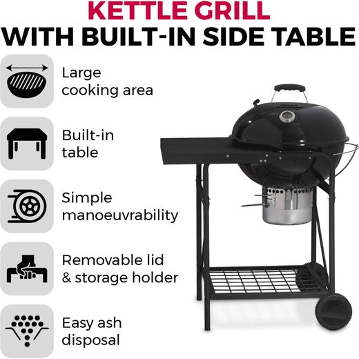Tower T978572 Barbeque - Black - Annotation - Feature shot
