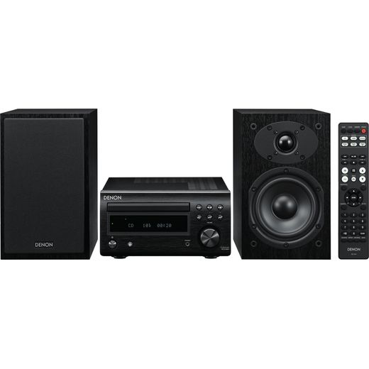 Denon D-M41DABBKBKEK 60 Watt Hi-Fi System with Bluetooth - Black