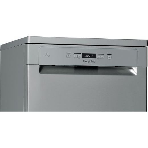 otpoint Standard Dishwasher - Stainless Steel - control panel shot 
