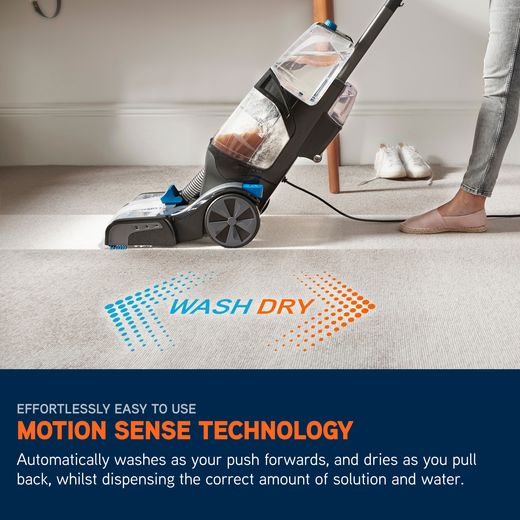 Vax Platinum Smartwash CDCW-SWXS Carpet Cleaner - Annotation -  Motion sense shot