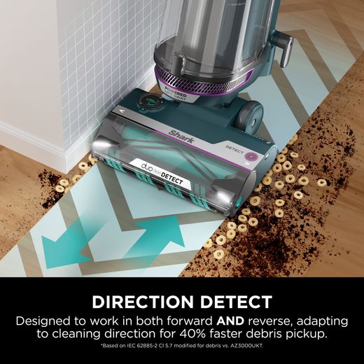 Shark PowerDetect with DuoClean Upright Vacuum Cleaner - Annotation - Direction detect