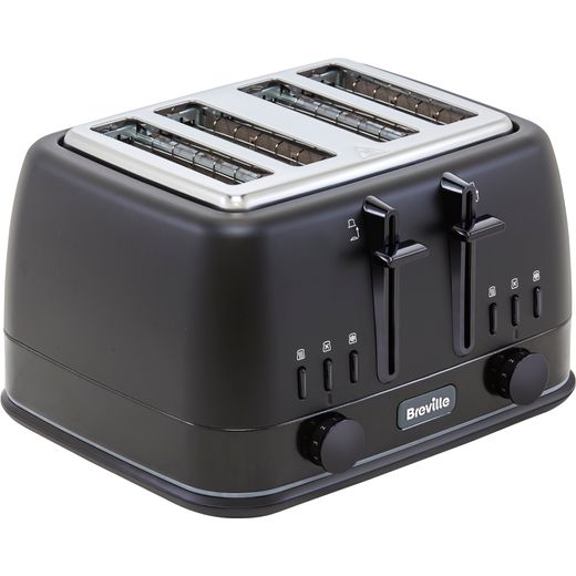 Breville New York Collection VTT943 4 Slice Toaster - Matte Black