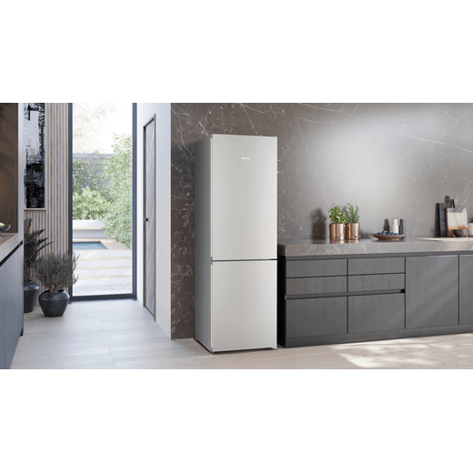 Siemens IQ-300 KG36NVICG 186cm Frost Free Fridge Freezer - Stainless Steel - Fridge freezer in kitchen