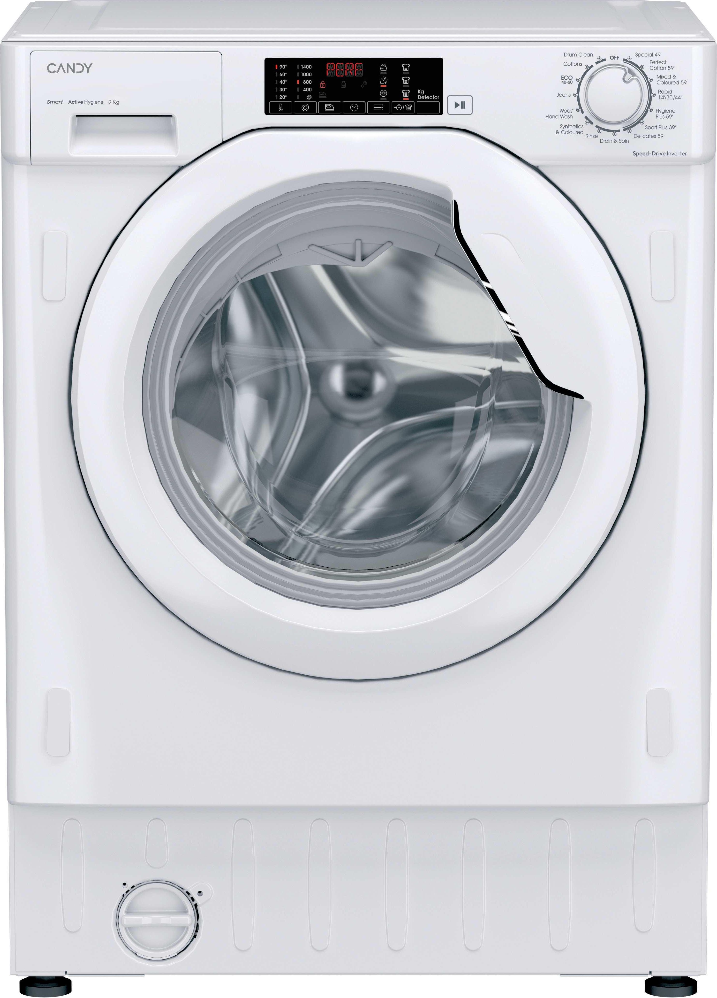 Candy CBW 494DWM5-80 Washing Machine - 9kg Capacity - 1400 RPM Spin - White