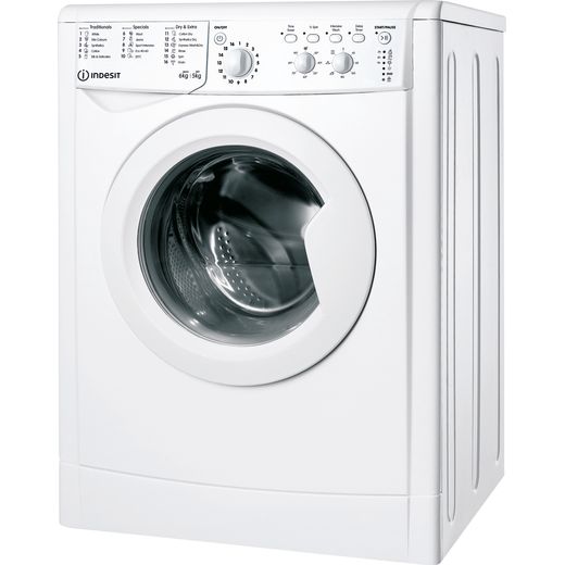 Indesit IWDC65125UKN 6Kg / 5Kg Washer Dryer with 1200 rpm - White - F Rated