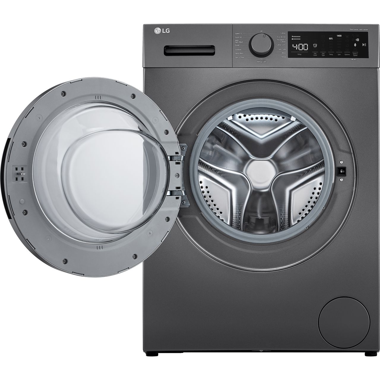 9KG TurboWash™ Front Load Washing Machine in Silver