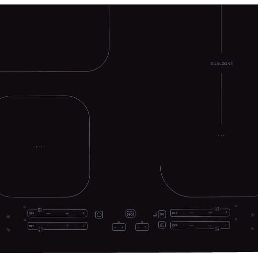 Indesit IB65B60NE 59cm Induction Hob - Black - Control panel