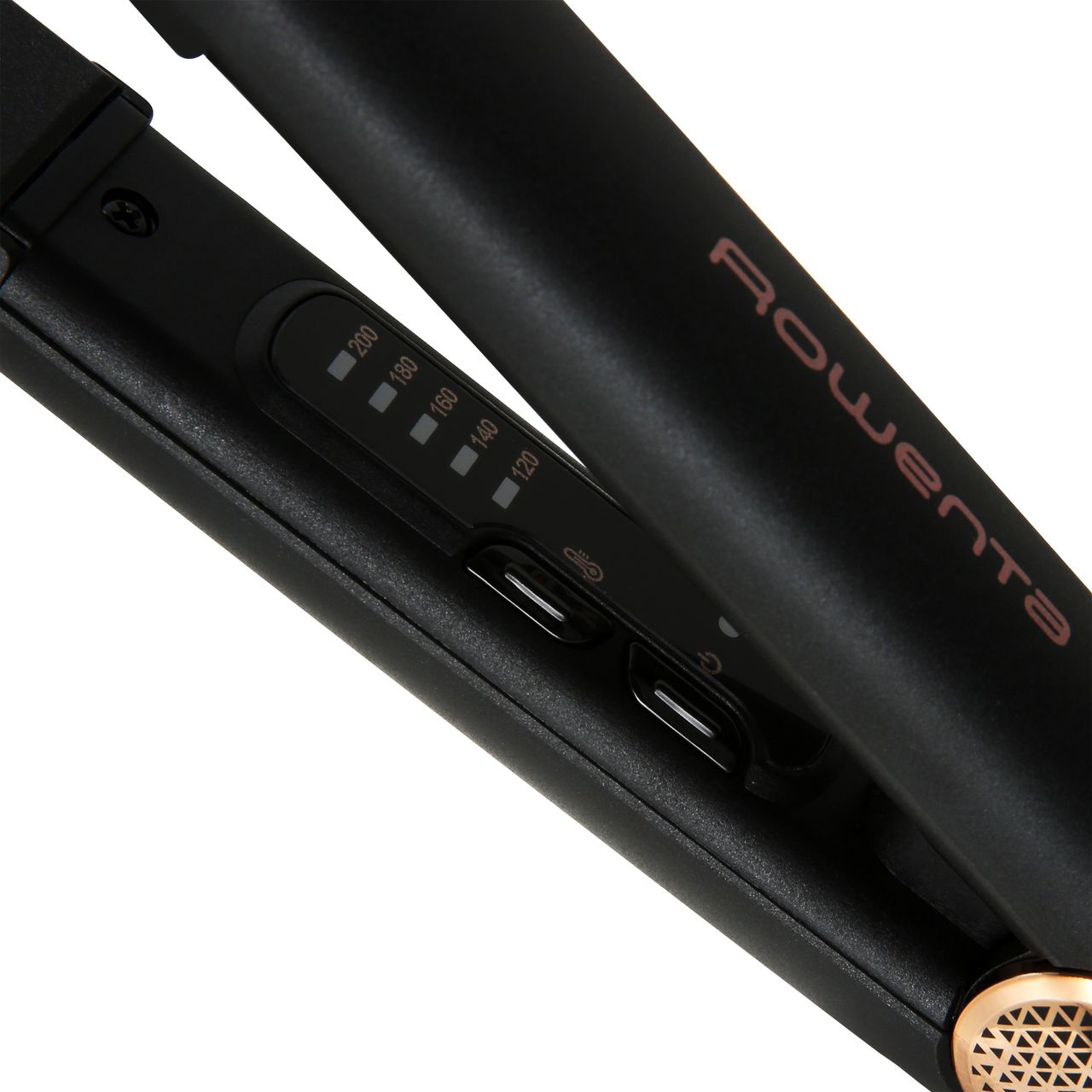 Rowenta SF8210PA Glätteisen - Schwarz / Messing