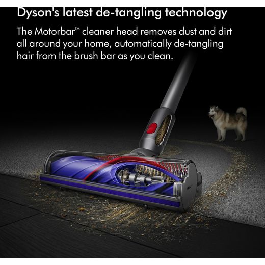 Dyson V10 Submarine Wet and Dry Cleaner - Blue / Silver - Annotation - Motorbar