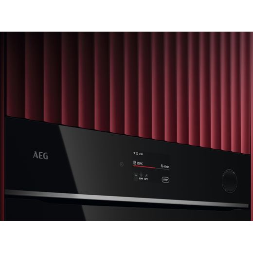 AEG 7000 MealAssist TR7PB731SB Built In Electric Single Oven with Pyrolytic Cleaning - Black - Control panel