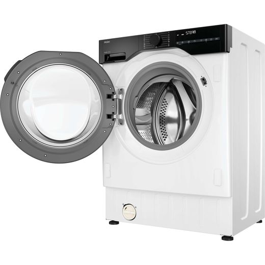 Haier BHA6SD69M6DB9-80 Washing Machine with 1600 rpm - White - Left perfective with door open shot