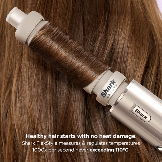Shark FlexStyle 5-in-1 HD446SLUK Hot Air Styler - Stone - Annotation - healthy hair shot